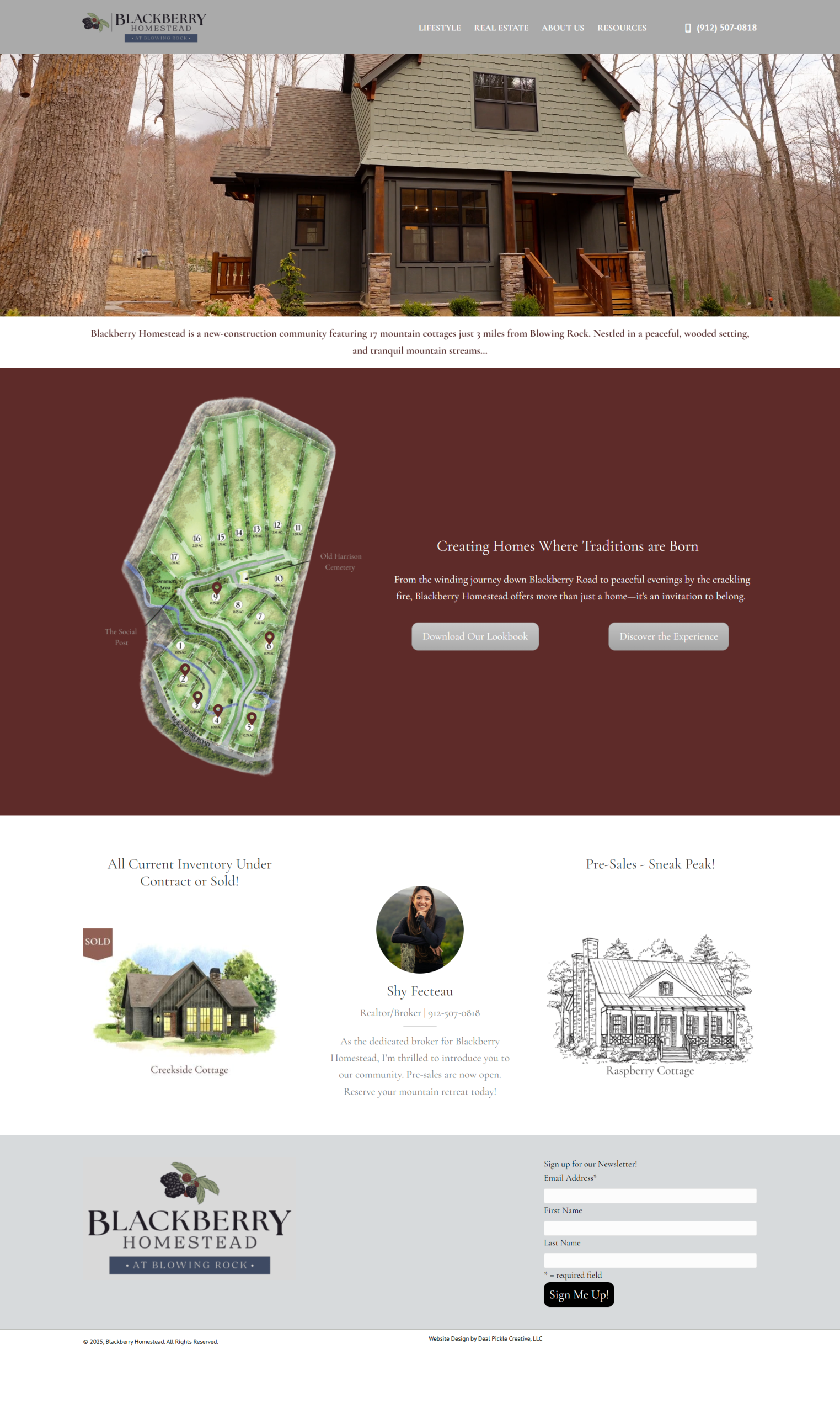 Blackberry Homestead Website