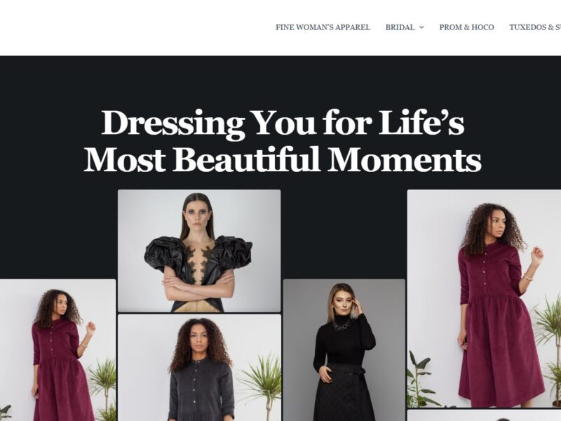 South's Specialty Clothiers Website