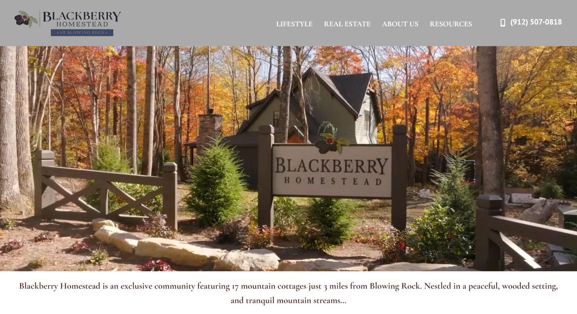 Blackberry Homestead Website